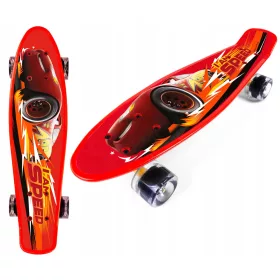    Скейтборд FISZKA с широки меки колела CARS
